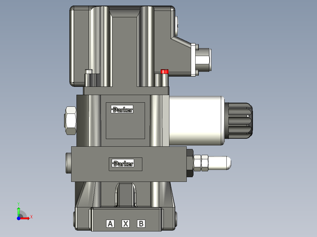 压力控制阀-安全阀系列图纸前视图