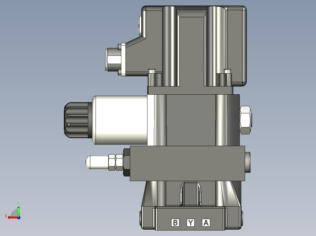 压力控制阀-安全阀系列图纸后视图