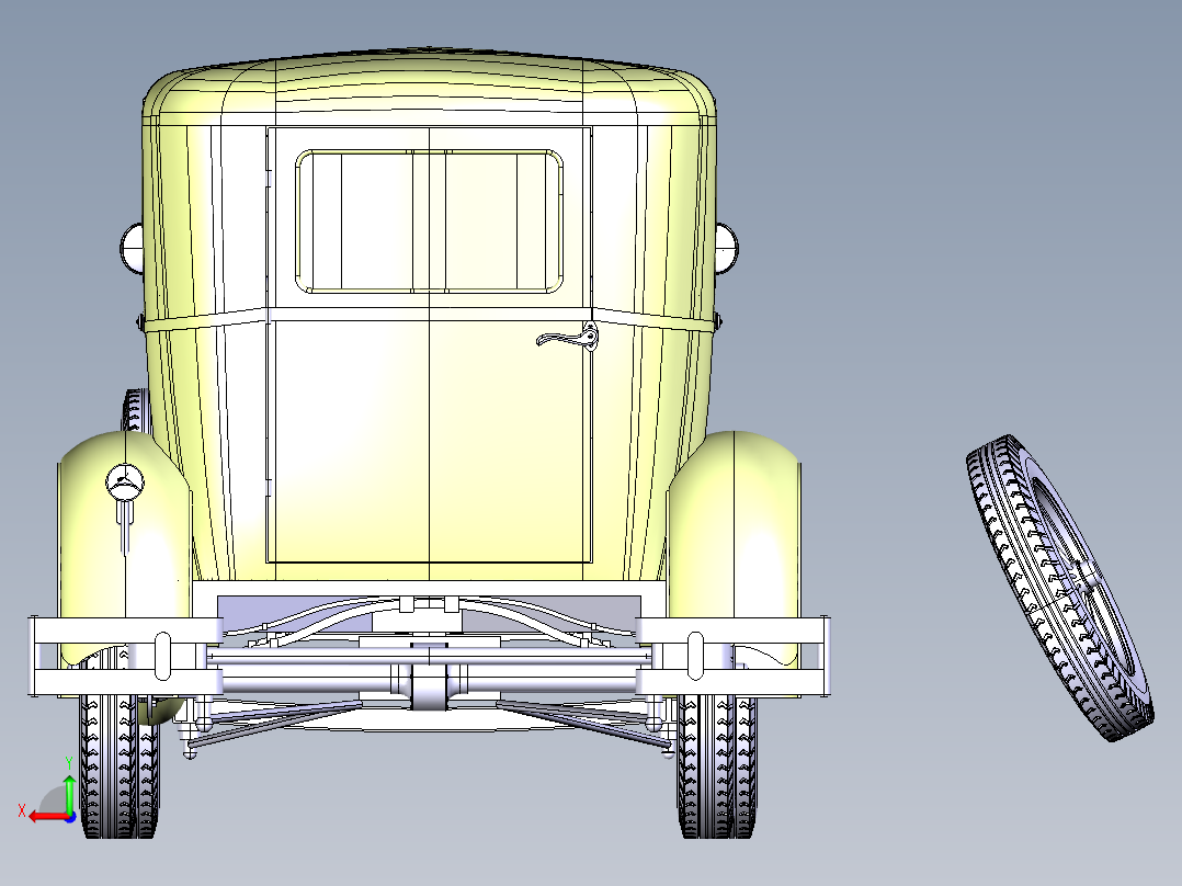 汽车3 (8)后视图