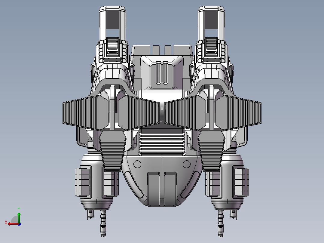 机械战警后视图