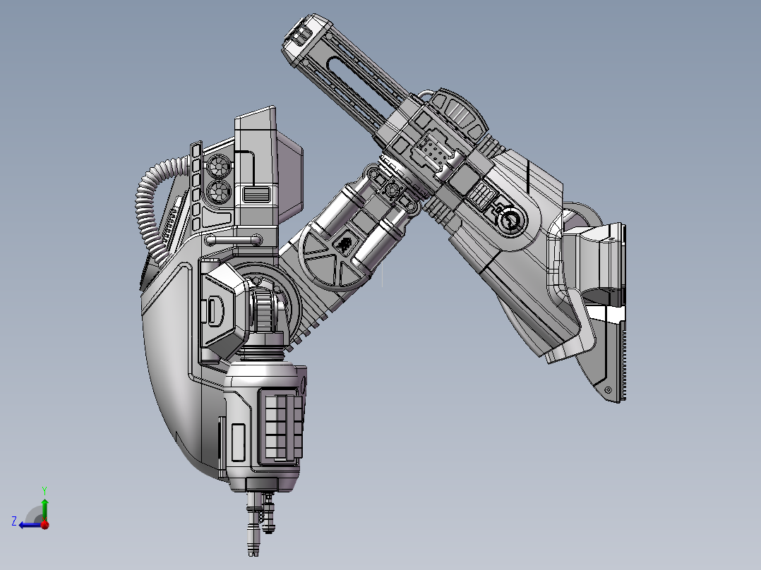 机械战警右视图