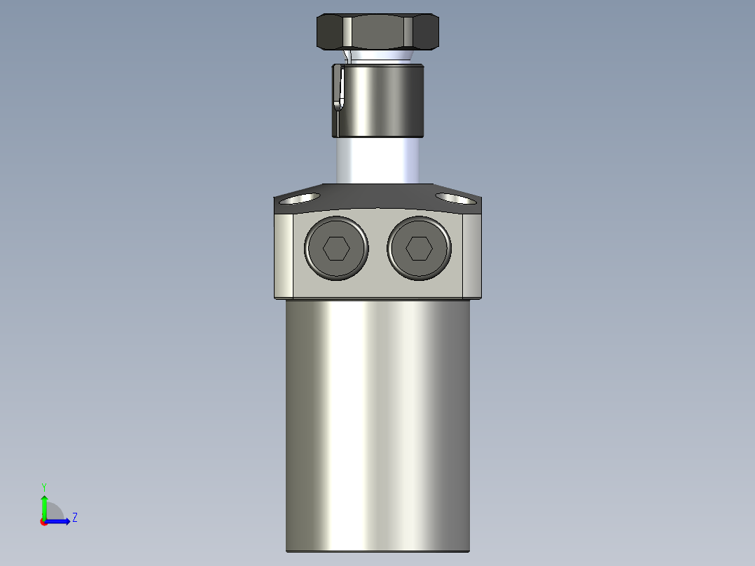 KOSMEKLHS0400-CL-Y60多系列多零件图纸模型左视图