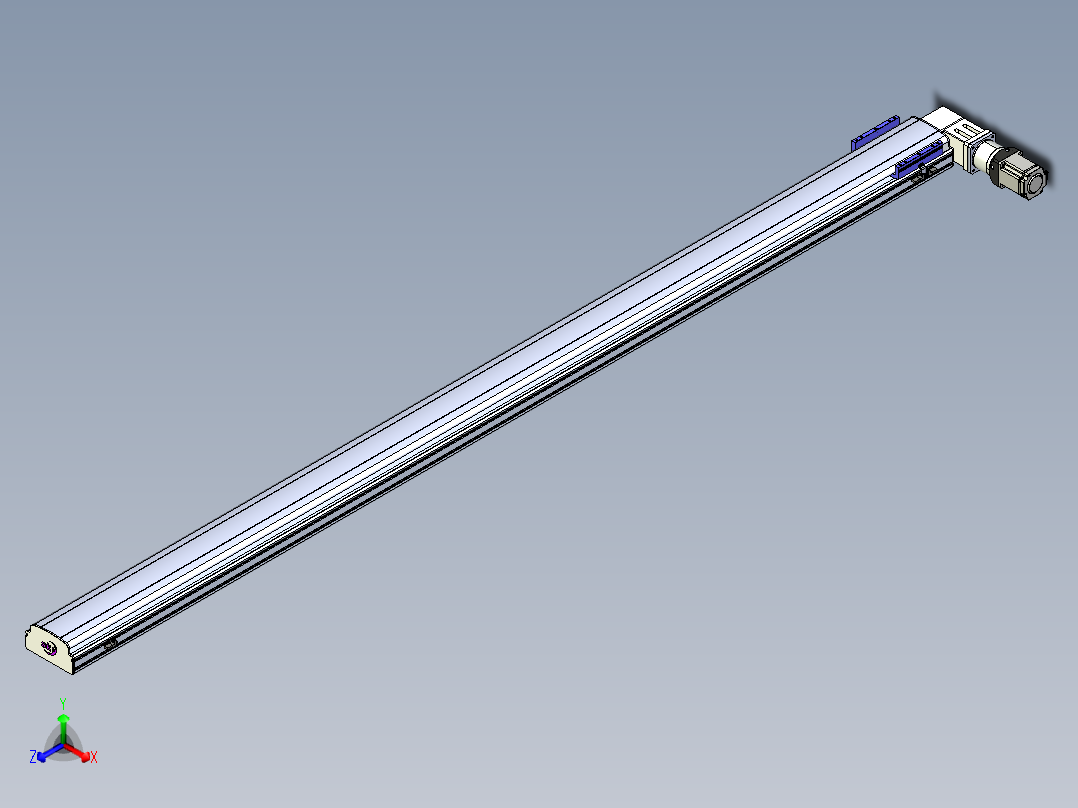 同步带滑台-半封闭B17-L100-S2900-R-P75-D3-N3