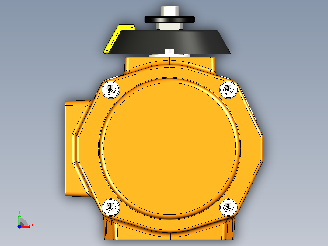 EL-O-Matic PD-60气动执行器前视图