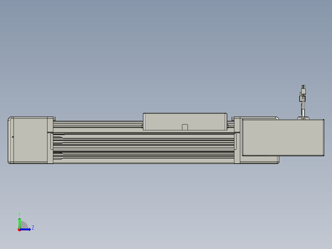 威洛博直线电机模组EB16-L208-S200-BR-ZP75-MS3-5K左视图