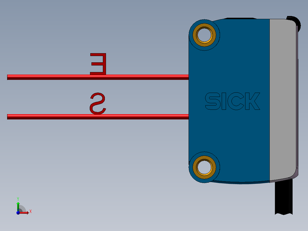 光电开关-SICK GTB6-N1212前视图