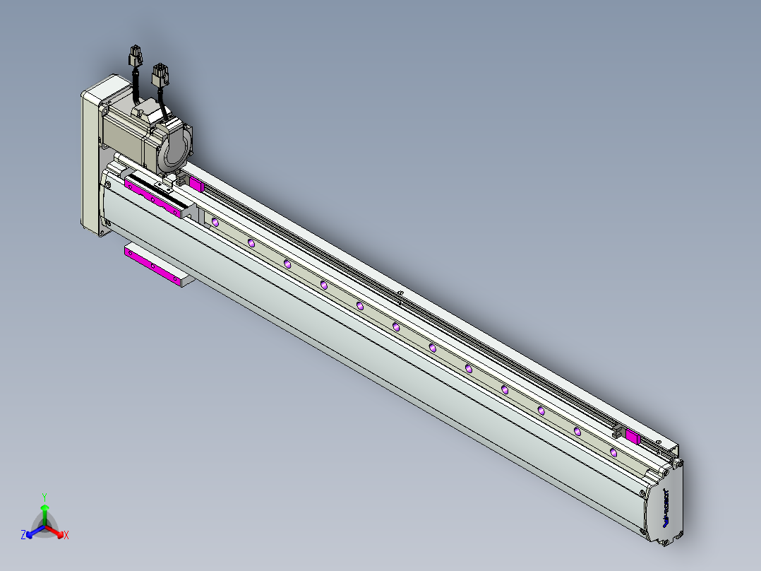威洛博QF12-Lxx-S720-BR-ZP40-C3正等轴测图