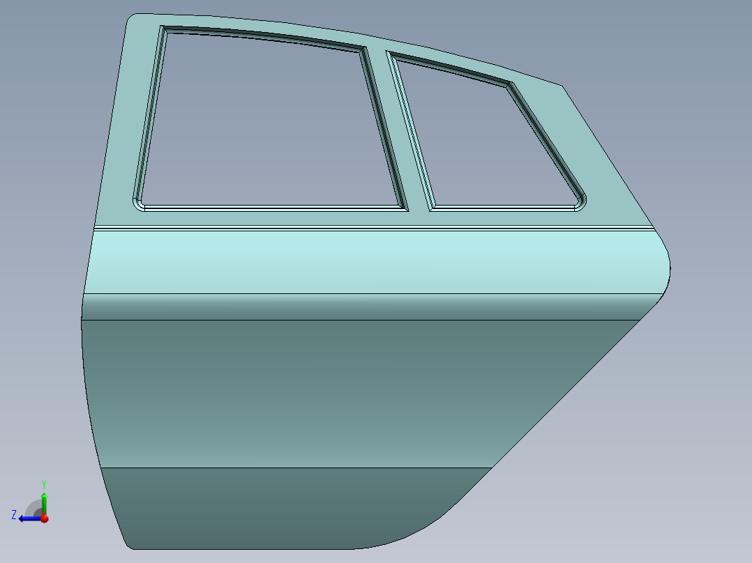 乘用车门--sw右视图