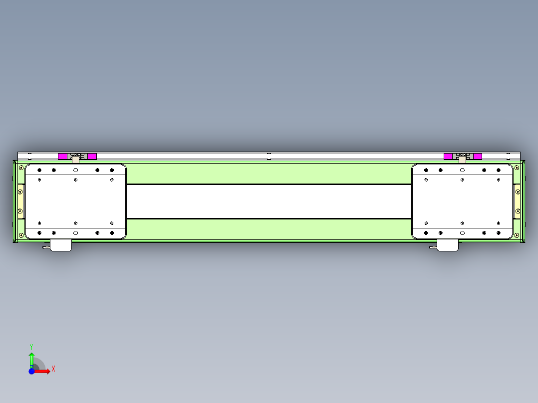 威洛博LC系列3d模型模组2LC17E2Y-S550前视图