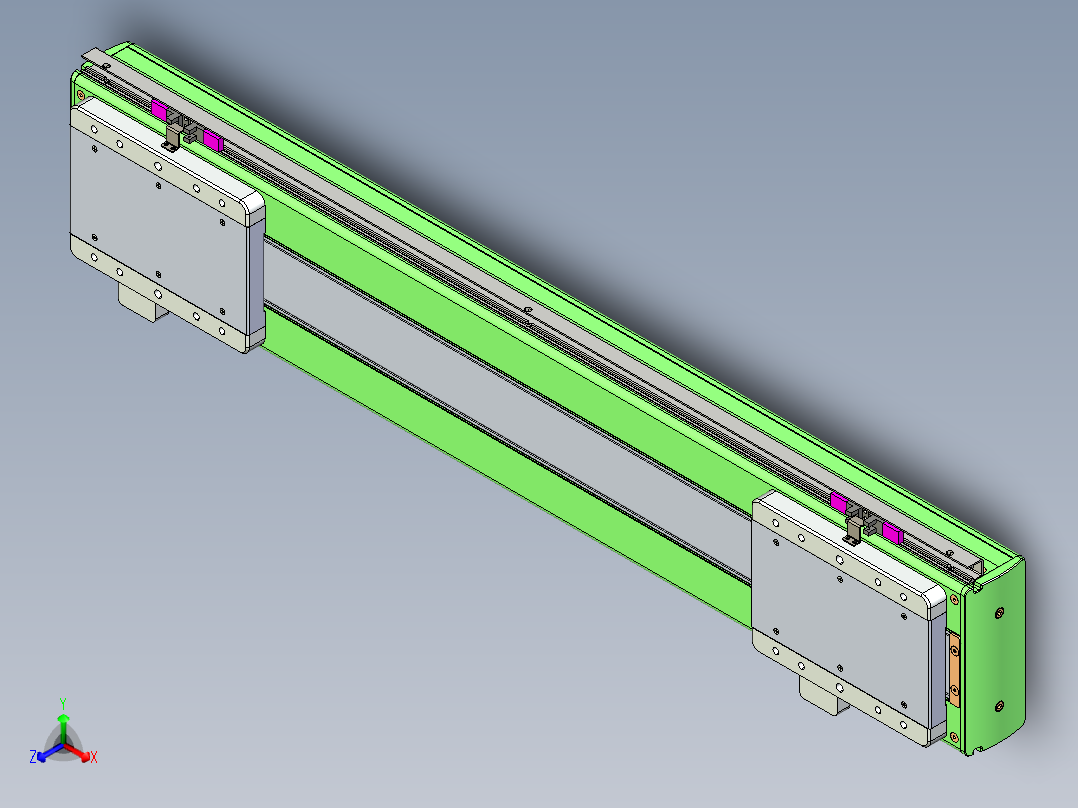威洛博LC系列3d模型模组2LC17E2Y-S550正等轴测图