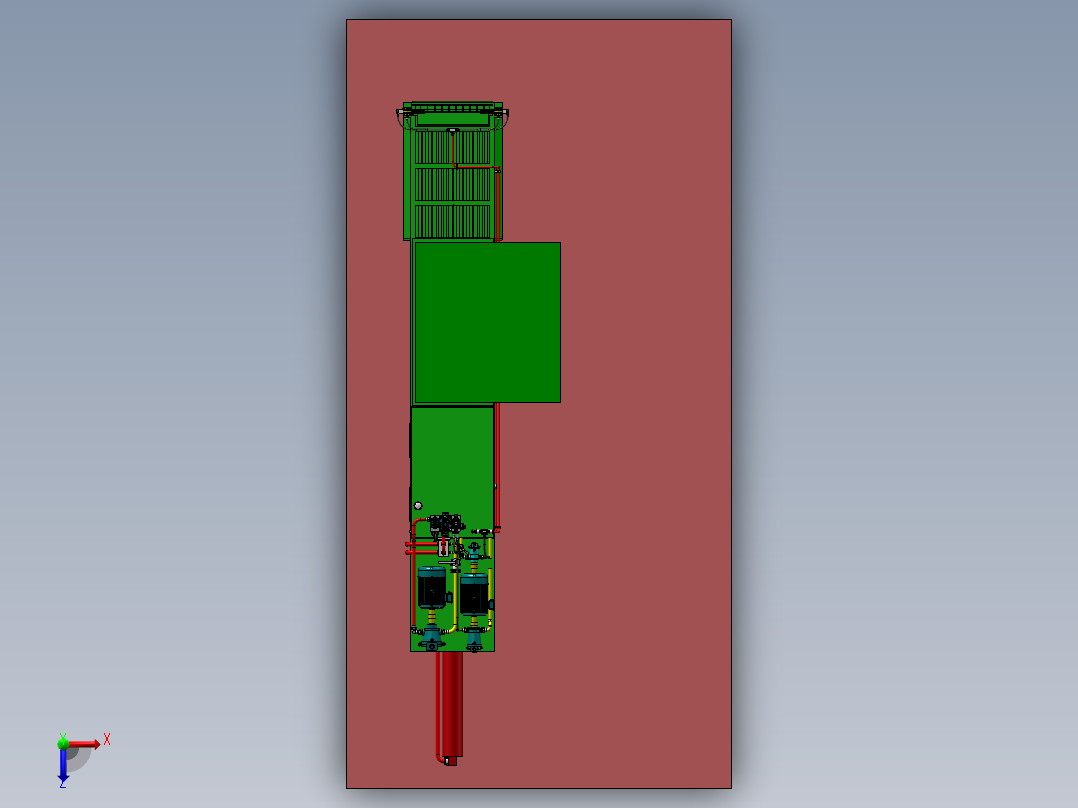 废纸打包机sw18可编辑俯视图