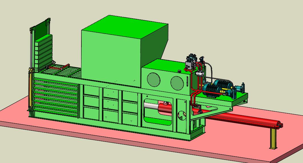 废纸打包机sw18可编辑