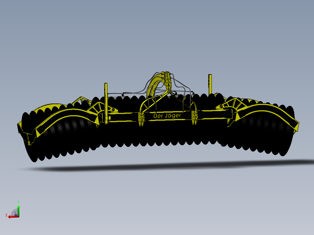 青贮料压实机<span style='color: red'>滚筒</span><span style='color: red'>3D</span>数模<span style='color: red'>图纸</span> <span style='color: red'>Solidworks</span>设计