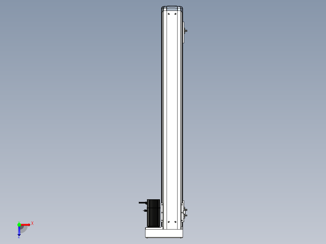 Toyo东佑达直线模组-ETH12-850-BR-200W+煞車俯视图