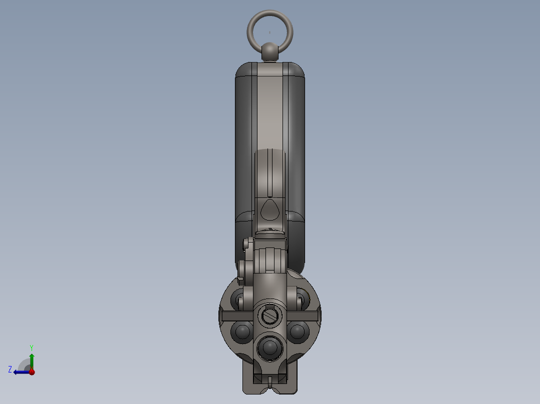 左轮手枪右视图