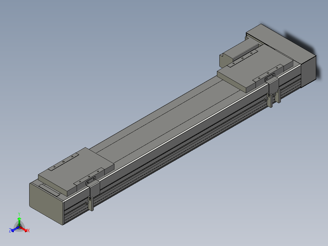 直线模组WG-LHC12-S600-L设计图纸