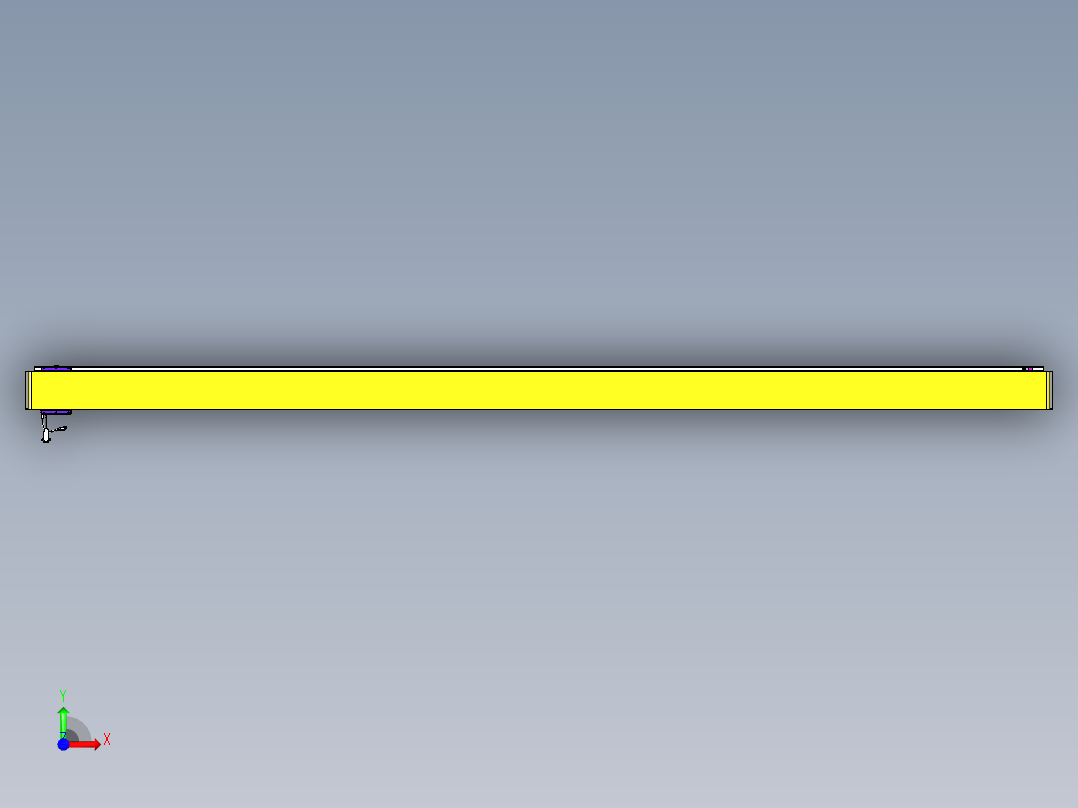 威洛博VL系列直线电机模组-VL14S1-S3550前视图