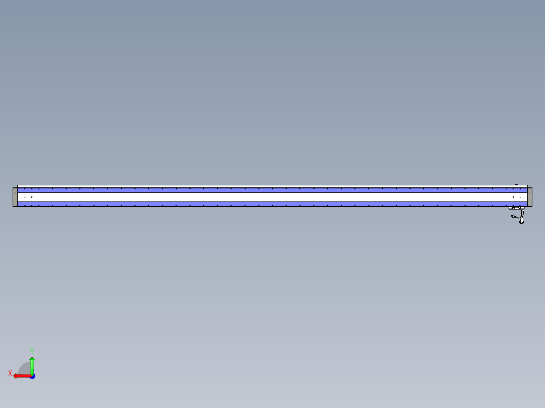 威洛博VL系列直线电机模组-VL14S1-S3550后视图