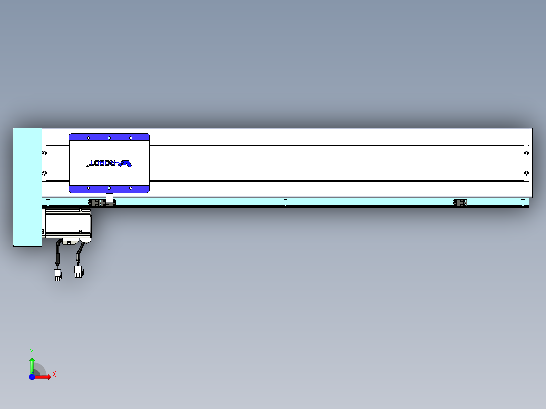 威洛博VC丝杆传动-无尘环境VC14-Lxx-C-S700-BL-ZP40-C3前视图