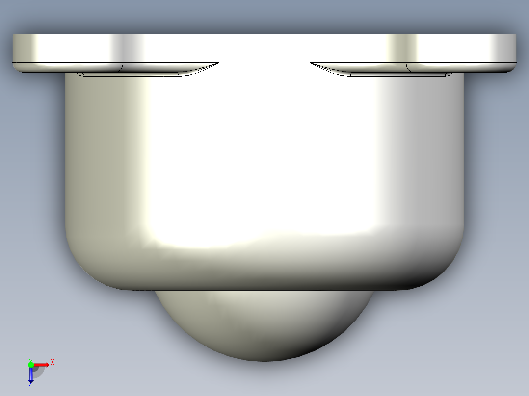 萬向滾珠20-3D多系列多零件图纸模型俯视图