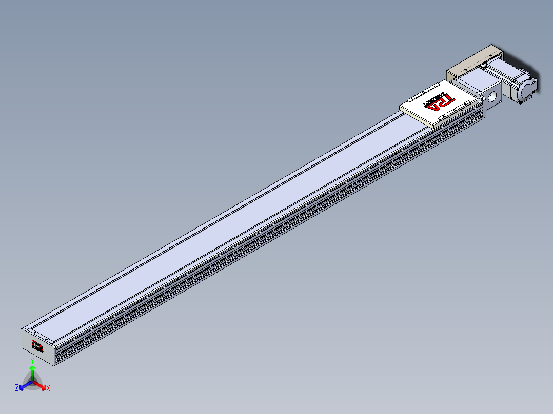 同步带全封闭直线模组TPA-HCB-110D-90-L1200-MR-Y-P40-N3