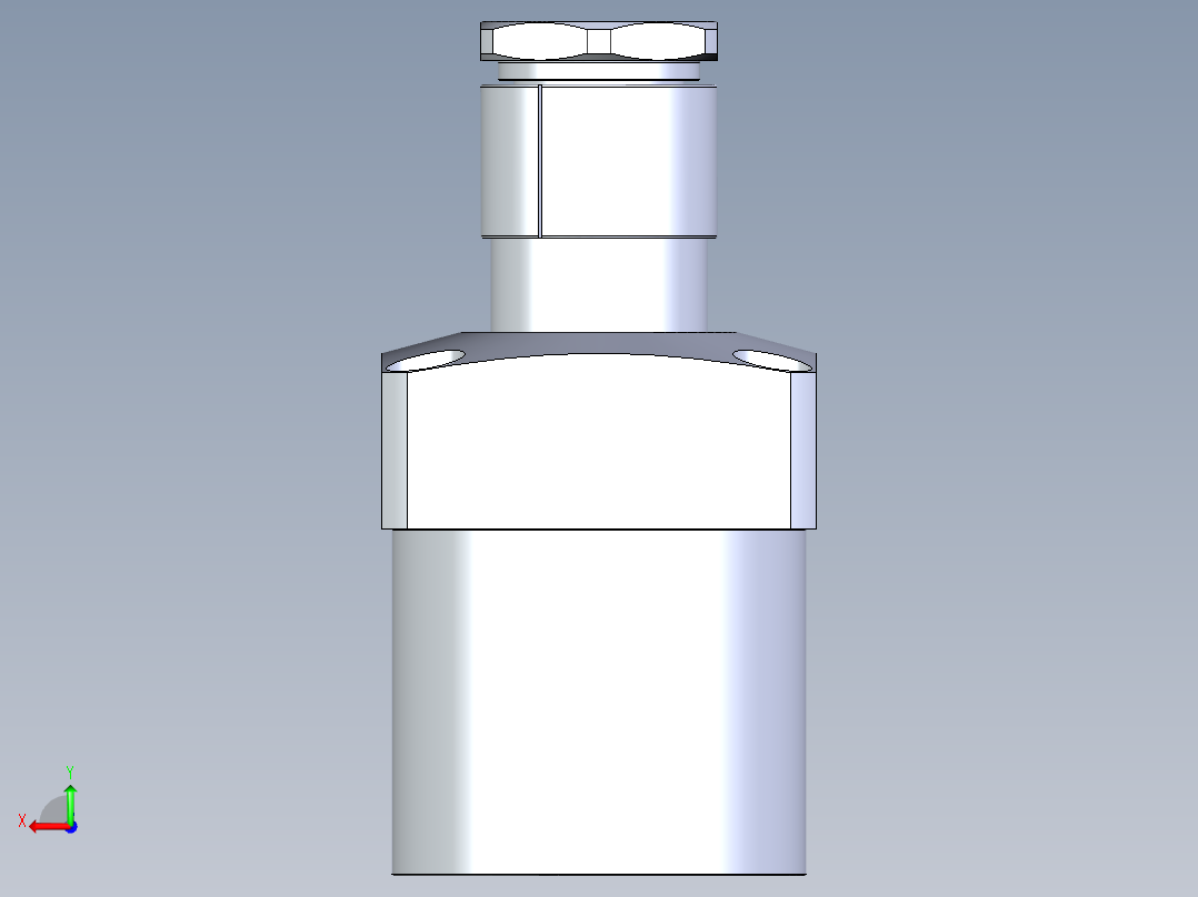 KOSMEKLG1050-CL-Y30多系列多零件图纸模型后视图