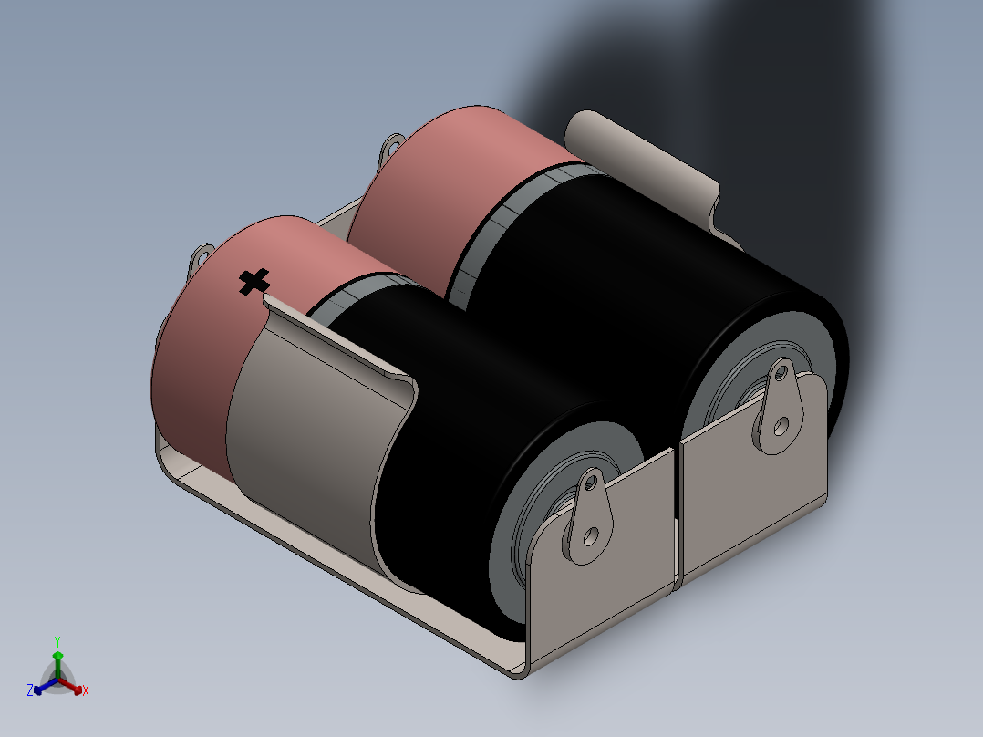 电池正等轴测图