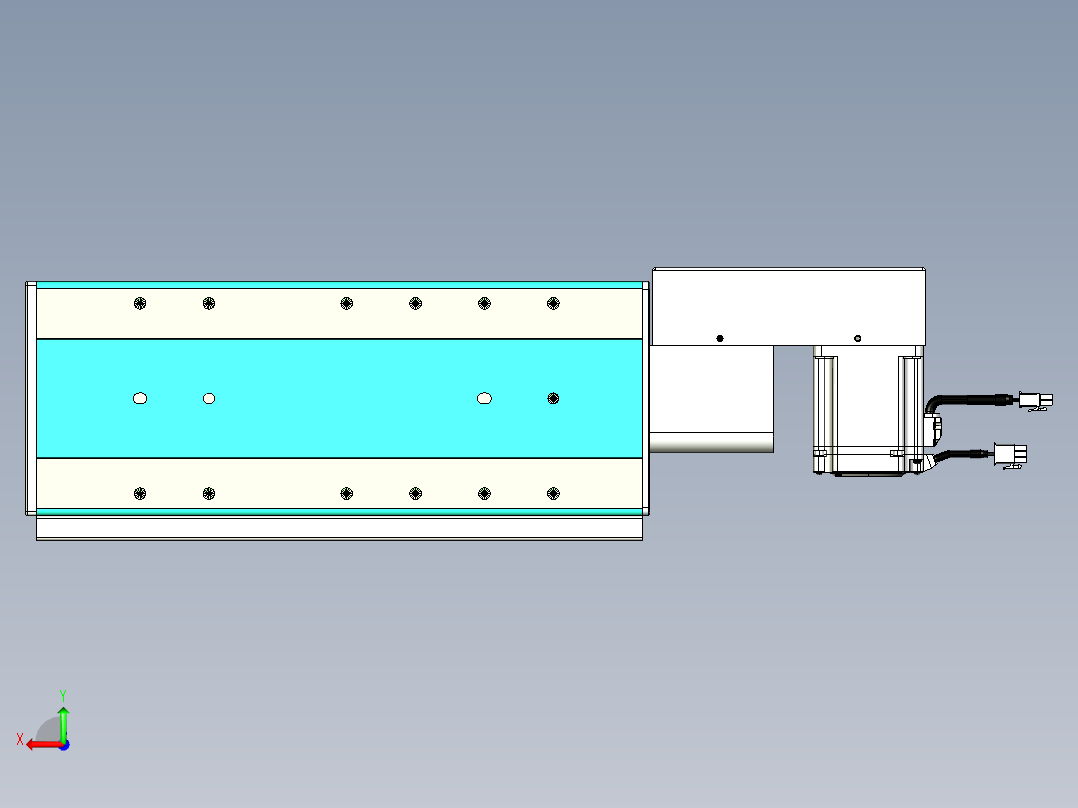 威洛博VBC同步带传动一无尘环境VBC17-L45-S150-BR-ZP75-C3后视图