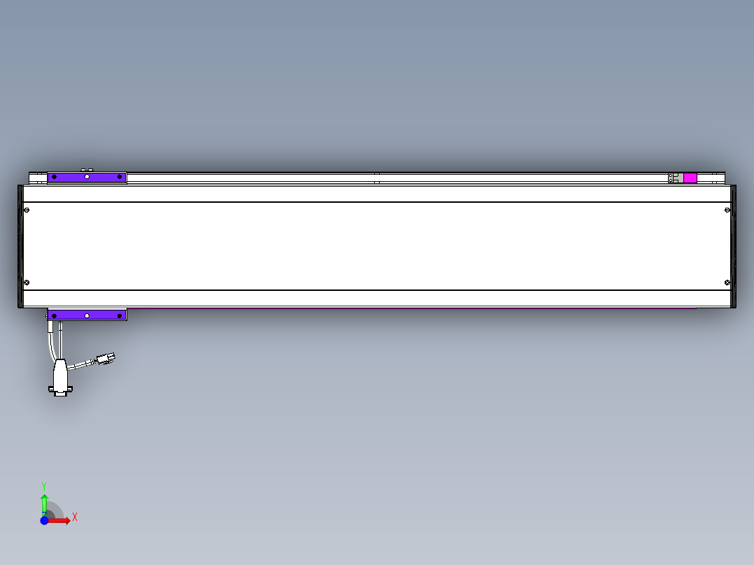 威洛博VL系列3d模型模组VL17E1Y-S800前视图