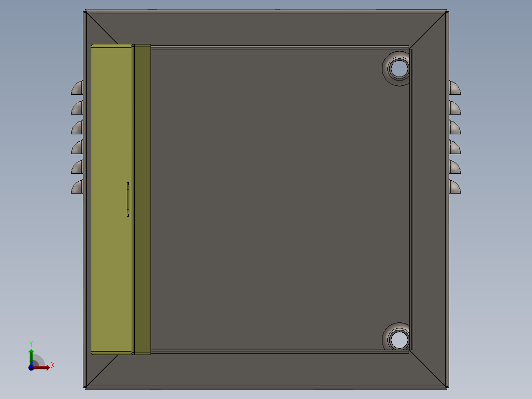 电器柜 电控柜 (68) 机械设计素材前视图