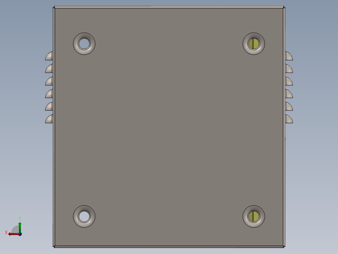 电器柜 电控柜 (68) 机械设计素材后视图