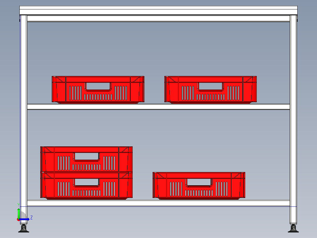 厨房工作台左视图