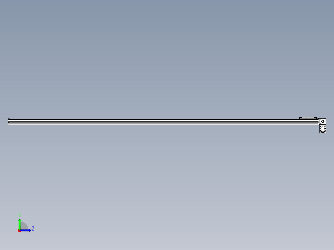 同步带全封闭直线模组TPA-HCB-14D-120-L2950-RP-C-P40-N3左视图