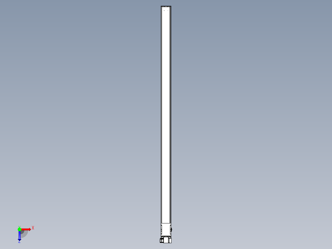 同步带全封闭直线模组TPA-HCB-14D-120-L2950-RP-C-P40-N3俯视图