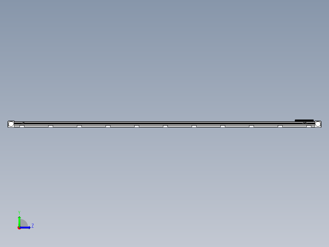 同步带滑台-欧规B8-L176-S3900-L-ZP40-D3-N5左视图
