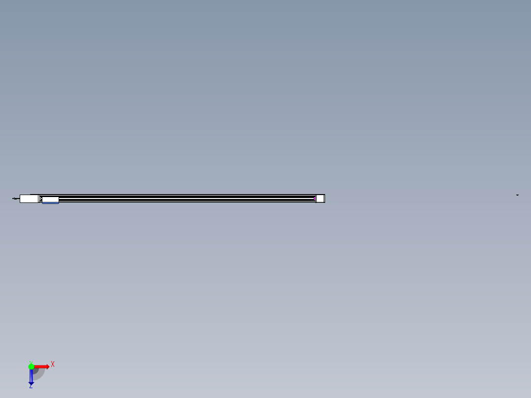 威洛博LB.GB同步带传动--欧规系列GB8-L96-S2750-BR-P75俯视图