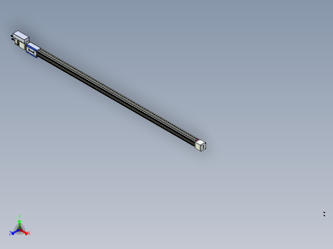 威洛博LB.GB同步带传动--欧规系列GB8-L96-S2750-BR-P75正等轴测图