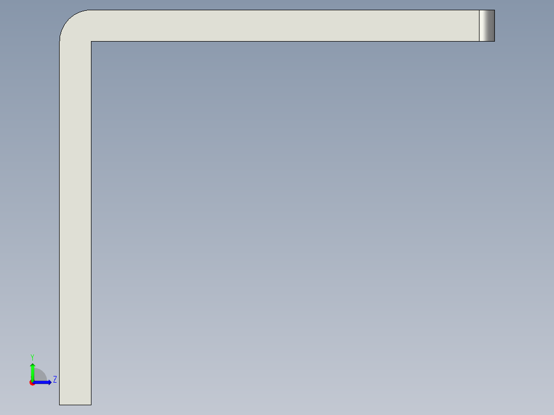 基恩士CV-R11bracket_kc图纸模型左视图