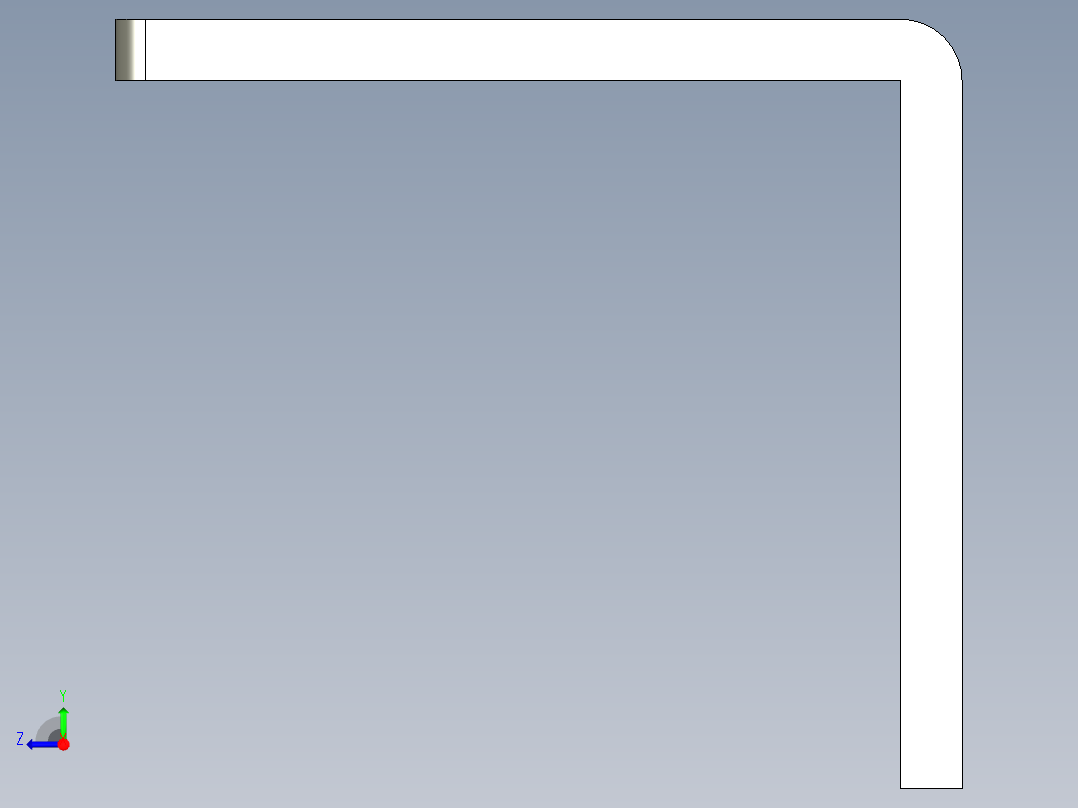 基恩士CV-R11bracket_kc图纸模型右视图