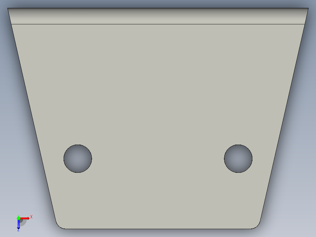 基恩士CV-R11bracket_kc图纸模型俯视图