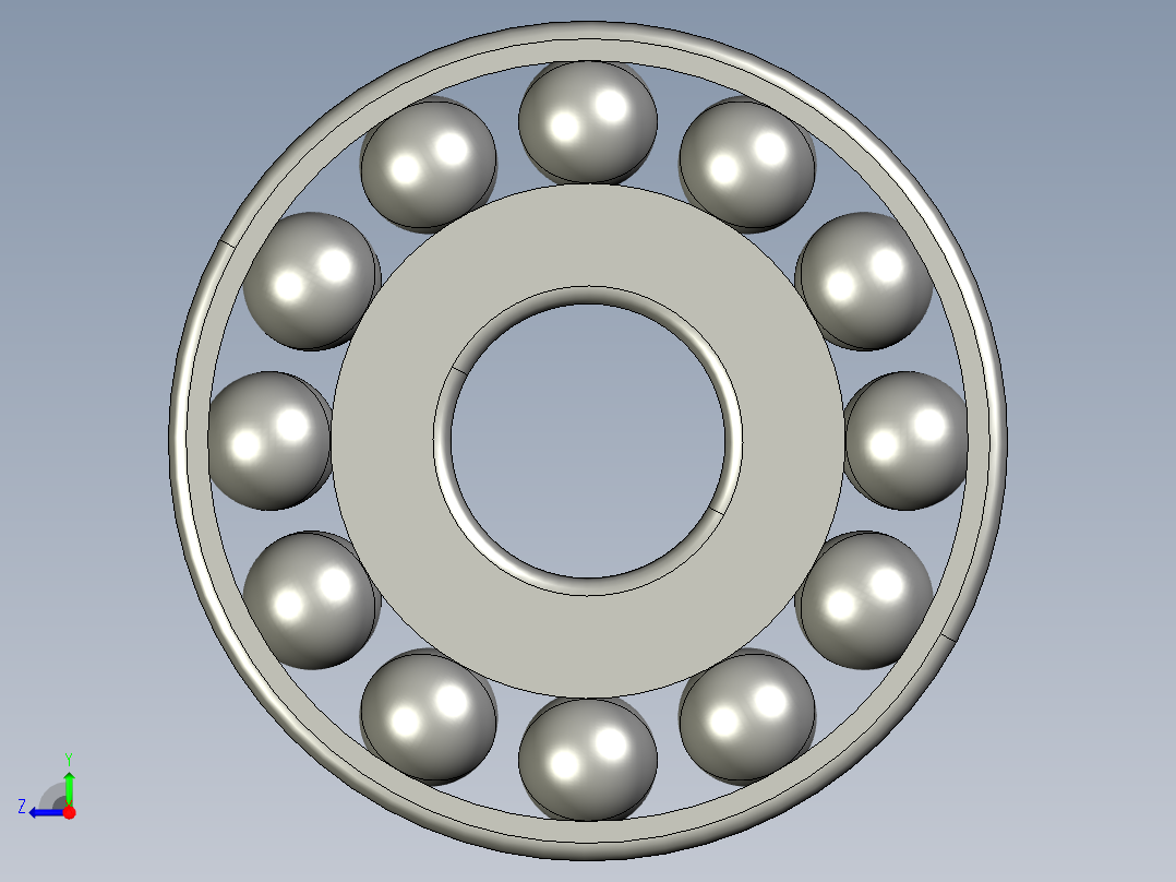 深沟球轴承6403右视图