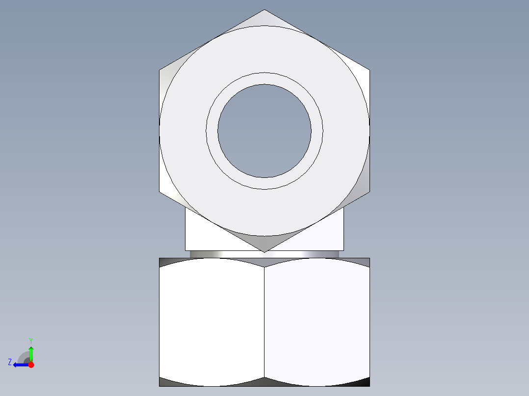 卡套式工业通用硬管接头EO_Swivel_nut_branch_tee_ET20SCF右视图