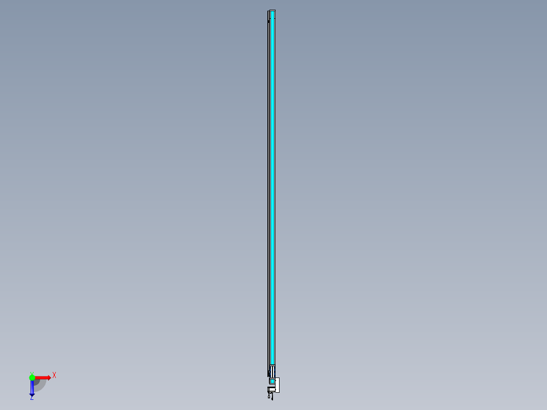 威洛博LB.GB同步带传动--欧规系列LB6A-L65-S3850-BL俯视图