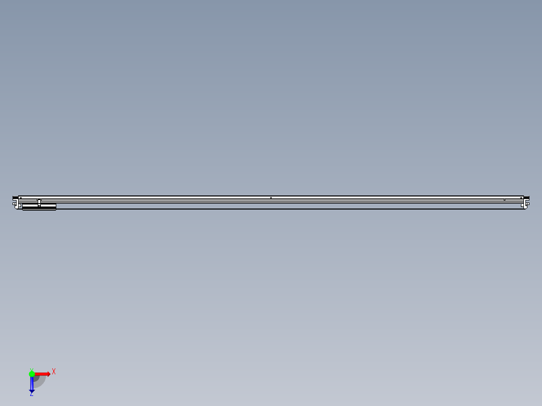 威洛博VL系列直线电机模组-VL17E3-S2900俯视图