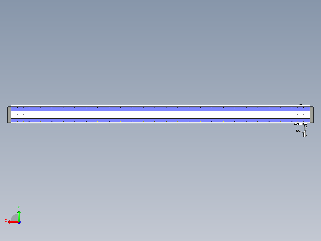 威洛博VL系列直线电机模组-VL14S1-S2450后视图