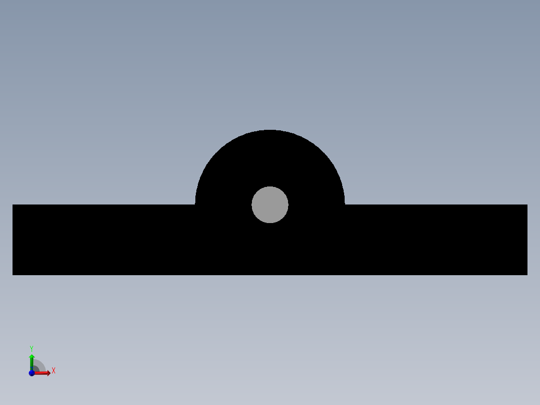 合页HFC16-45（外形尺寸55-45 孔距32.5-24）前视图