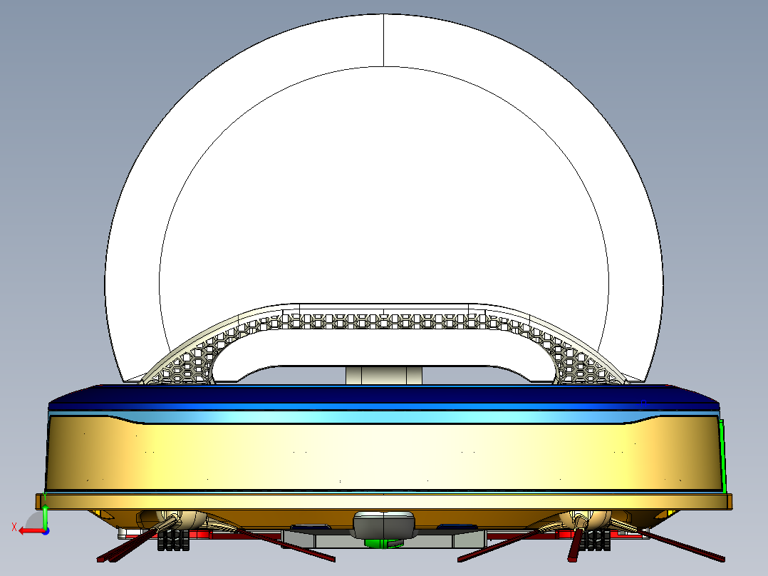 家用扫地机器人cero4.0可编辑后视图