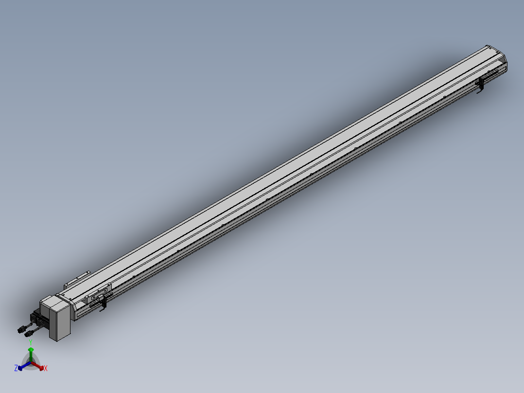 精密模组MT100-L78-1700-RD-M10-C4正等轴测图