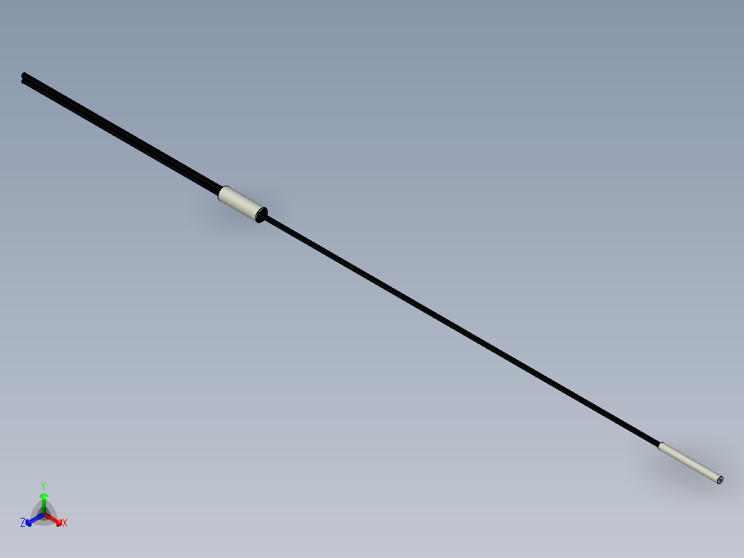 光纤元件漫反射型FR-D1510Q正等轴测图