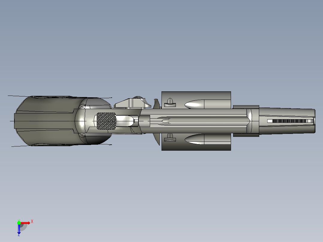 S&W Mod玩具手gun俯视图